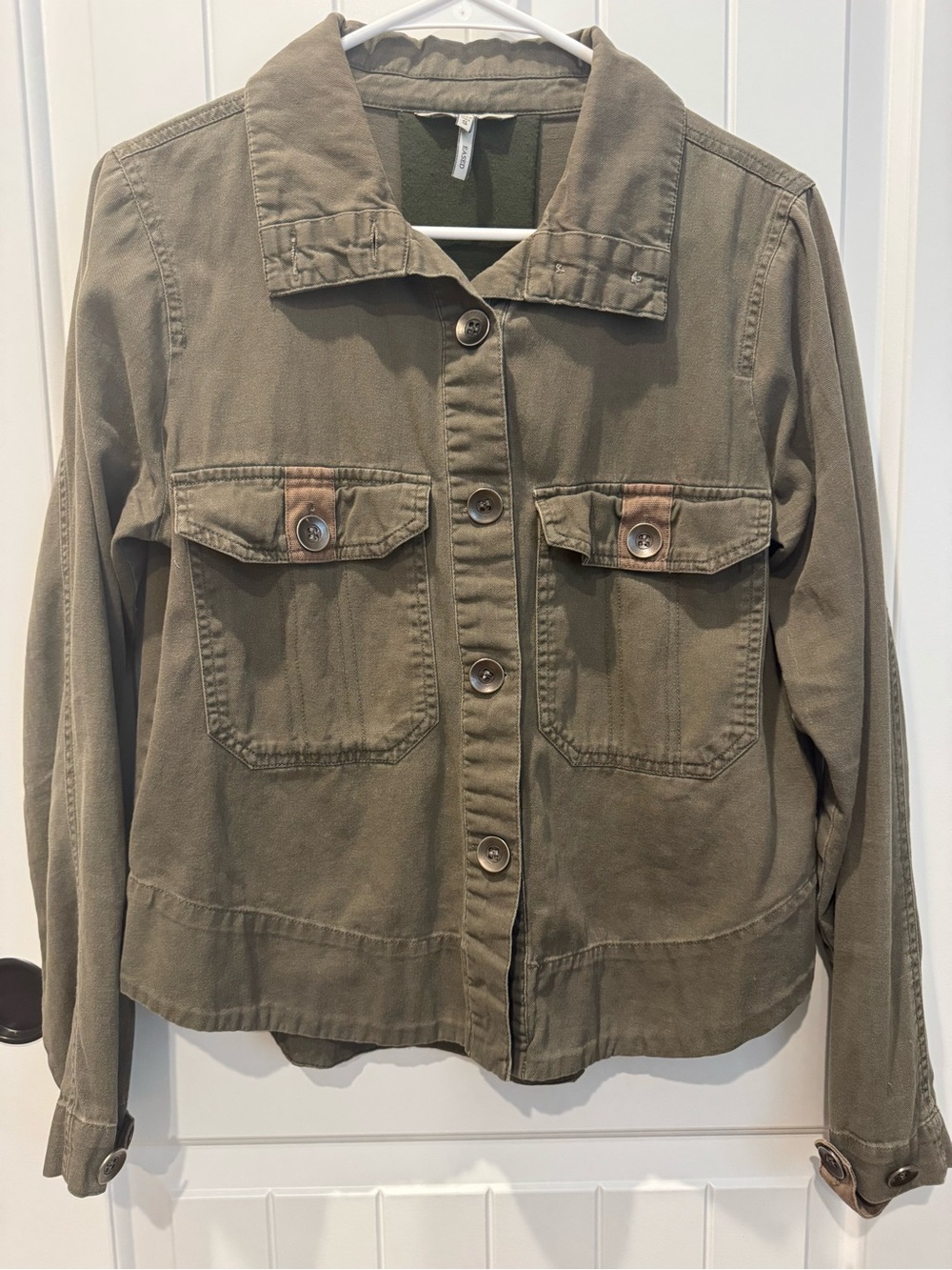 BKE Eased Olive Green Utility Jacket Size Small